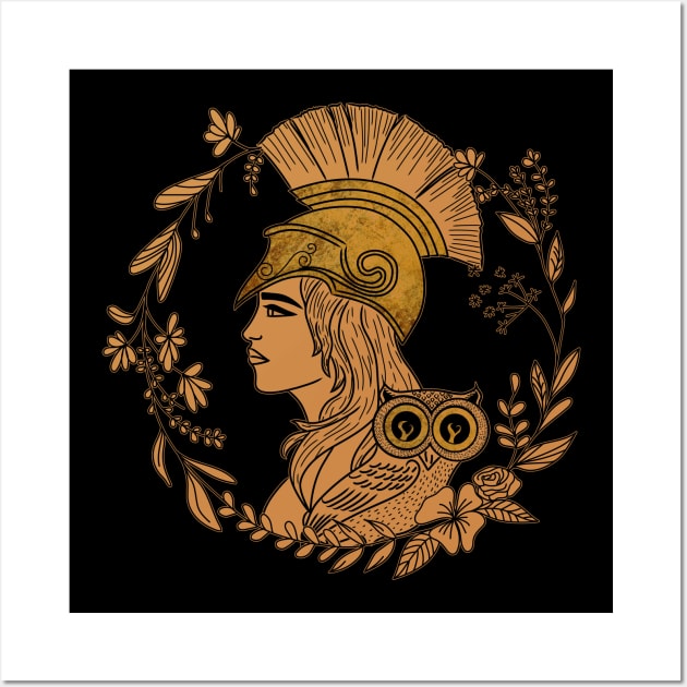 Athena v2 Wall Art by SnugglyTh3Raven